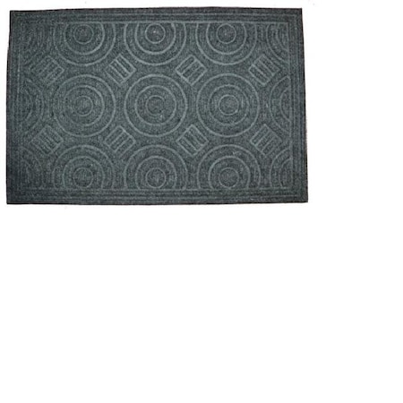 Imports Decor Inc Imports Decor 868SMT Circle Gray Door Mat 868SMT